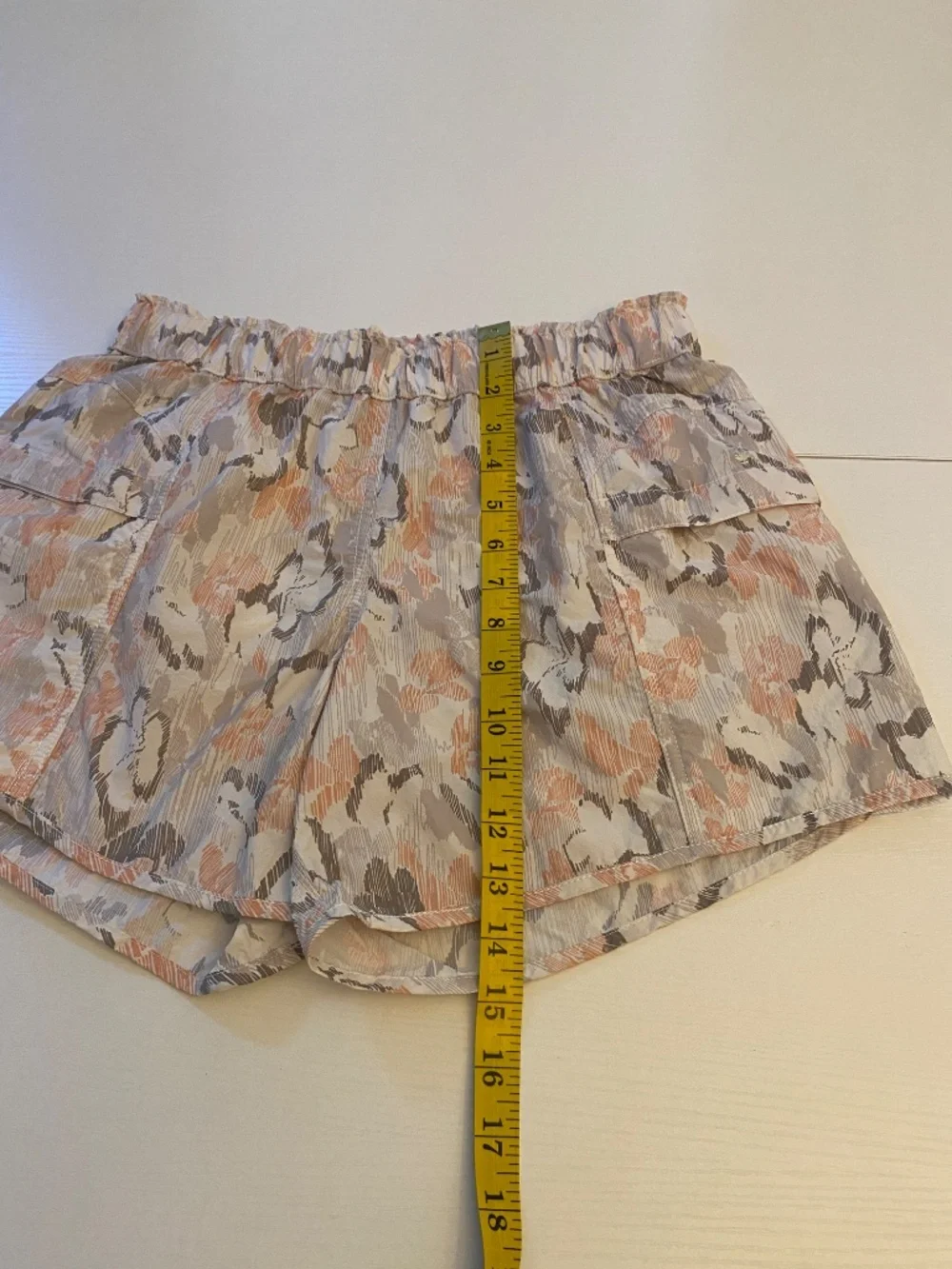 Free People Movement In The Wild Printed Shorts in Ivory Combo Size XS